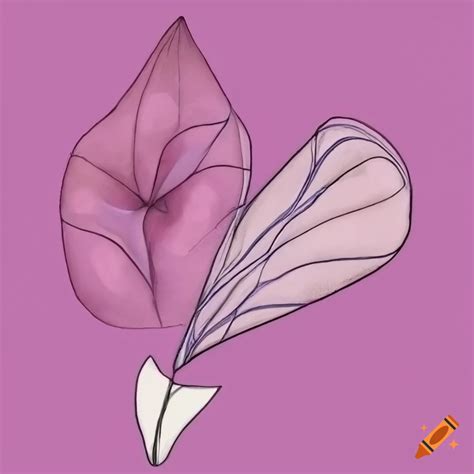 Modern botanical art on plain background on Craiyon