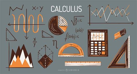 Calculus elements illustration set #AD , #affiliate, #Affiliate, # ...