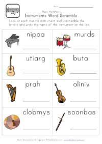 Printable Music Worksheets for Kids | Music worksheets, Elementary music education, Homeschool music