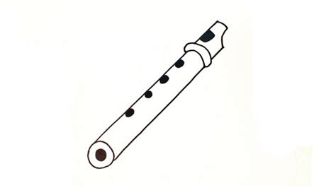How To Draw A Flute - My How To Draw