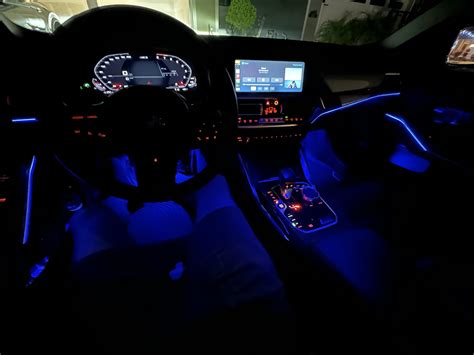 I love the G80’s interior at night : r/BMW