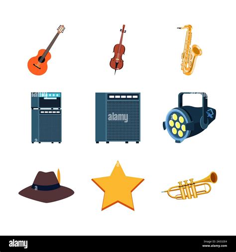 Jazz Music Instruments List - Jazz Instruments High Resolution Stock ...