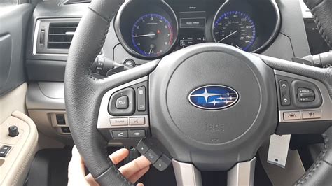 2017 Subaru Outback Dash Settings - YouTube