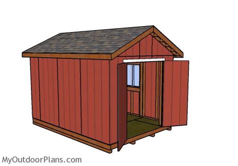 10x14 Shed Plans | MyOutdoorPlans