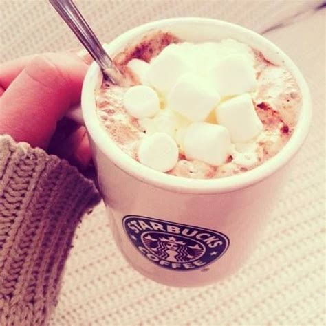 Starbucks, hot chocolate, delicious !, marshmallows, rest, comfortable ...