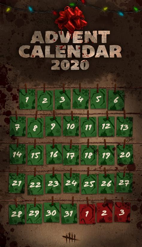 DEAD BY DAYLIGHT Advent Calendar Event Is Full of Great Gifts