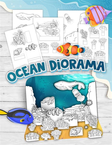 Make this Ocean Diorama (Plus Free Printable) - 24hourfamily.com