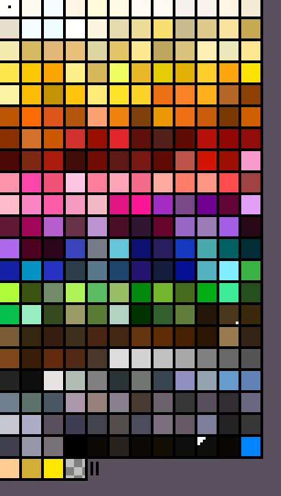 fort vide ego color palette for pixel art ne pas faire Brique Jane Austen