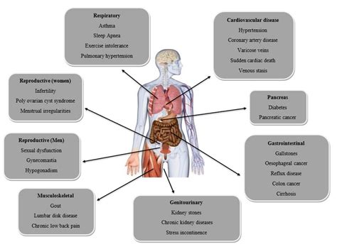 Several complications as a result of obesity. | Download Scientific Diagram