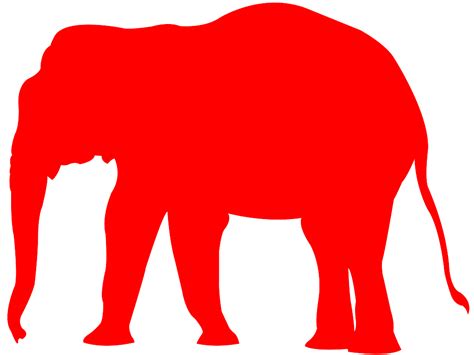 Asian Elephant Silhouette | Free vector silhouettes