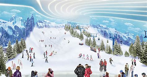 See the 800-foot indoor ski slope, water park, and observation wheel coming to North Jersey | 6sqft