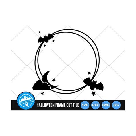 Halloween Frame SVG Files | Halloween Monogram SVG Cut Files - Inspire Uplift