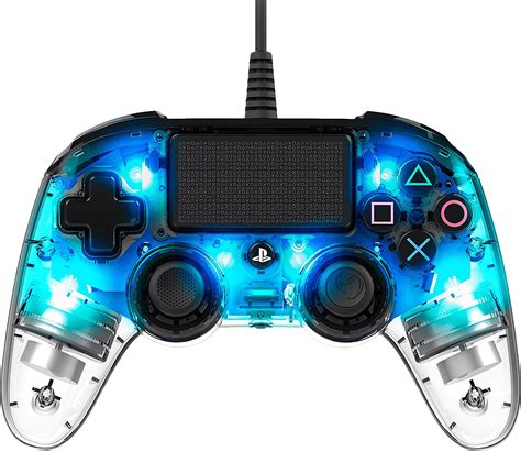 PlayStation 4 Wired Illuminated Compact Controller - Clear Blue (PC / PS4)(New) | Buy from Pwned ...