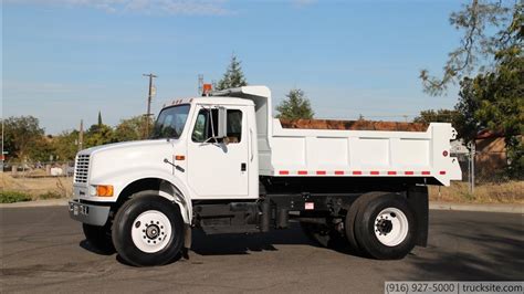 1991 International 4900 5 Yard Dump Truck for sale by TruckSite.com - YouTube