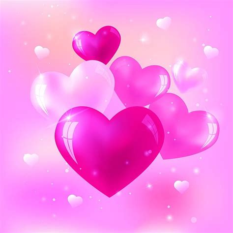 HD wallpaper: love, pink, heart, hearts, background | Heart iphone ...