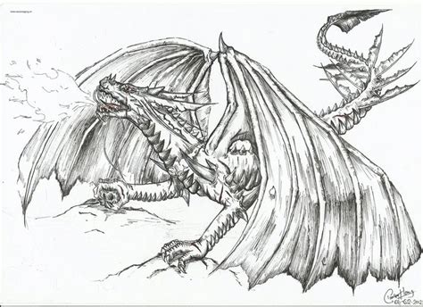 The Fire-breathing Dragon by ~dino-wolf on deviantART | Coloring for ...