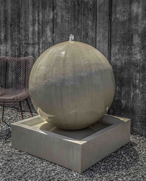 Large Sphere Fountain | Modern Ball Garden Water Feature