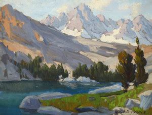 Art Prints of High Sierra Lake by Edgar Payne