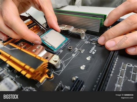 Assembling Computer Parts, Closeup Image & Photo | Bigstock