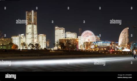 Yokohama night view Stock Photo - Alamy