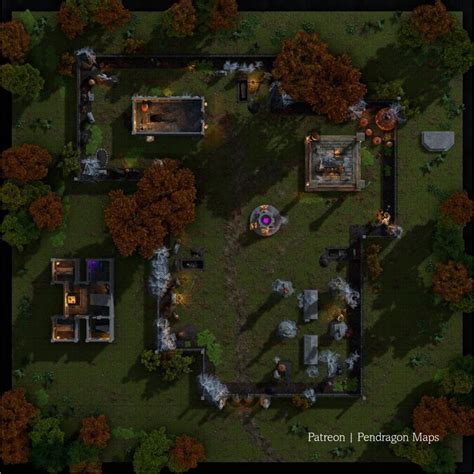 Pendragon Maps on Twitter | Halloween graveyard, Fantasy rpg, Patreon