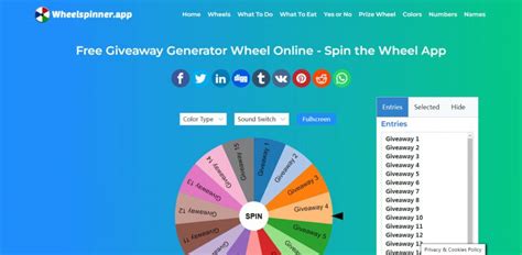 Raffle Generator Wheel - Wheel Spinner App