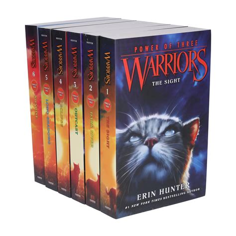 Warrior Cats by Erin Hunter: Series 3 The Power of Three 6 Books Colle — Books2Door