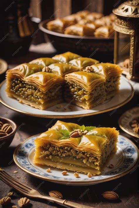 Premium Photo | Baklava While not originally Afghan Baklava a sweet pastry made of layers of ...