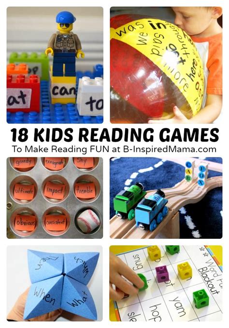 18 Fun Kids Reading Games and Activities | Reading games for kids ...