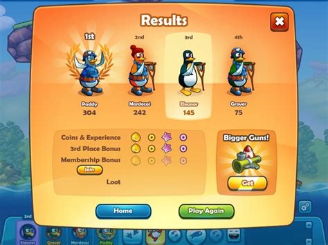 Crazy Penguin Wars online game on FaceBook: overview, walkthrough ...