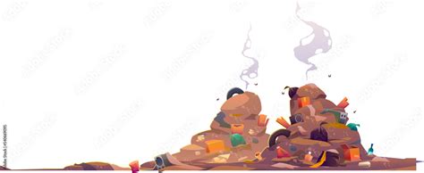 Pile of garbage Stock Illustration | Adobe Stock