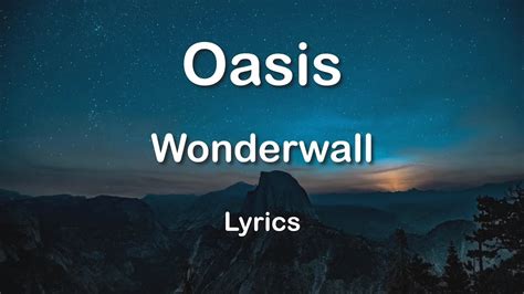 Oasis - Wonderwall (Lyrics) HQ Audio 🎵 - YouTube