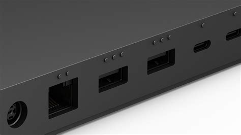 Microsoft T8I-00002 | Microsoft Surface Thunderbolt 4 Dock Wired Black