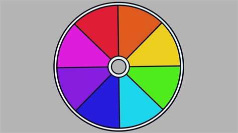 Color Wheel Art Challenge Template