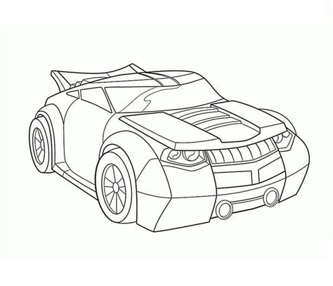 Bumblebee in The Form of a Car coloring page - Download, Print or Color ...