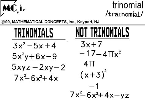 trinomial – Liberal Dictionary