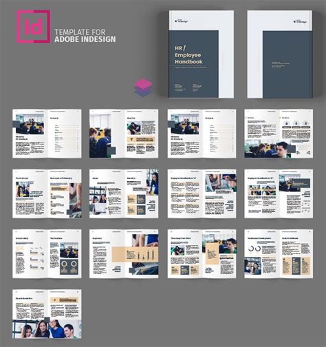 +10 HR Employee Handbook Templates for InDesign - InDesign Templates