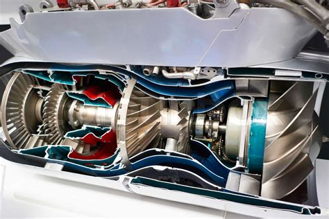 Turbojet engine for aviation tactical missiles | Stock image | Colourbox