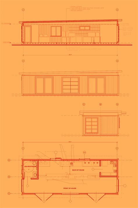 Shipping Container Cafe - Concept - North Root Architecture