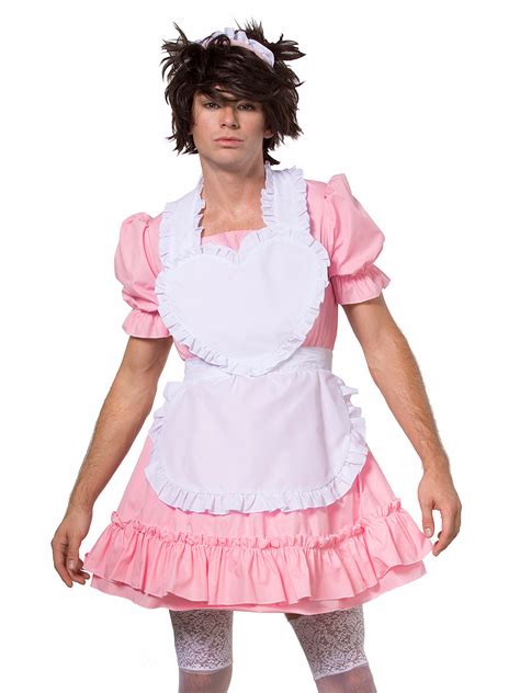 Men's Pink Maid Dress - Cross Dressing Cosplay - XDress – XDress UK