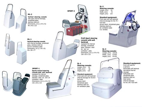 Steering consoles and seats - Adventure - Inflatable and Rigid Inflatable Boats