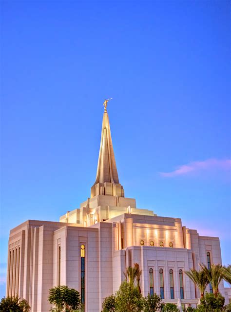 The Mormon temple under construction in Gilbert, Arizona in October of 2013. | Mormon temple ...