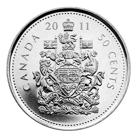 2011 Canadian 50-Cent Coat of Arms Half Dollar Coin (Brilliant ...