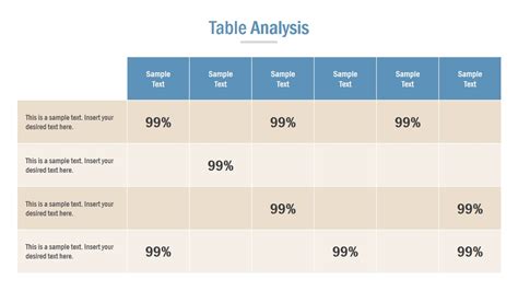 Analysis PowerPoint Table Chart - SlideModel