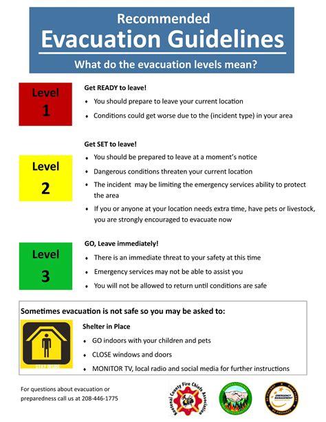 Printable Evacuation Checklist