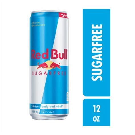 Red Bull Sugar Free Energy Drink, 12 fl oz - Pay Less Super Markets