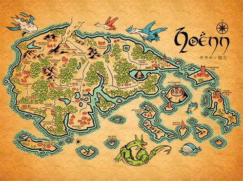 Hoenn Map :: Behance