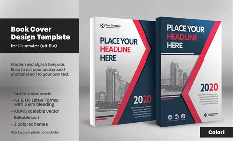 Illustrator Book Cover Template - How To Design Book Cover In Adobe ...