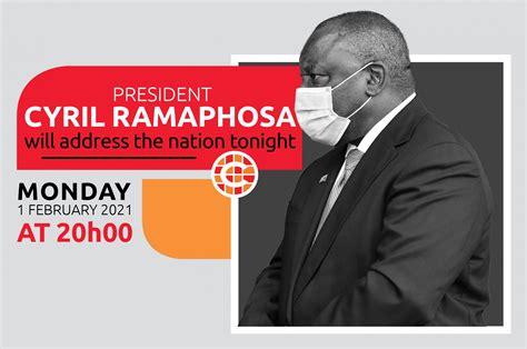 Cyril Ramaphosa Speech Tonight - President Ramaphosa To Address The ...