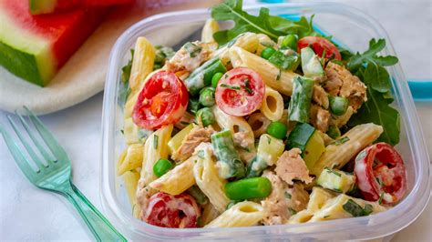 Tuna lunchbox pasta salad - Seafood Experts